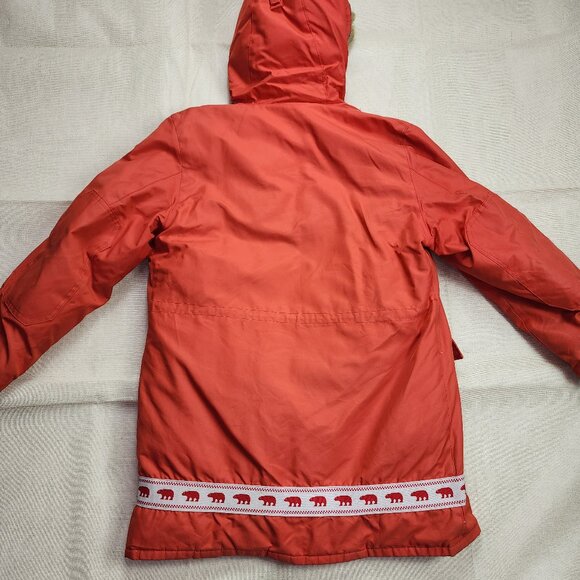 Vintage Thermo King Down Polar Bear Long Jacket Winter Coat (M) - Picture 9 of 13